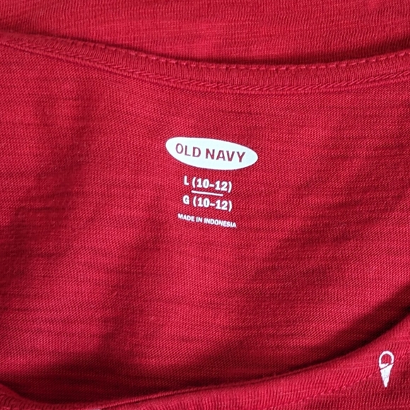Old Navy Tank Top Girls Size L/G(10/12) Red - Picture 6 of 7